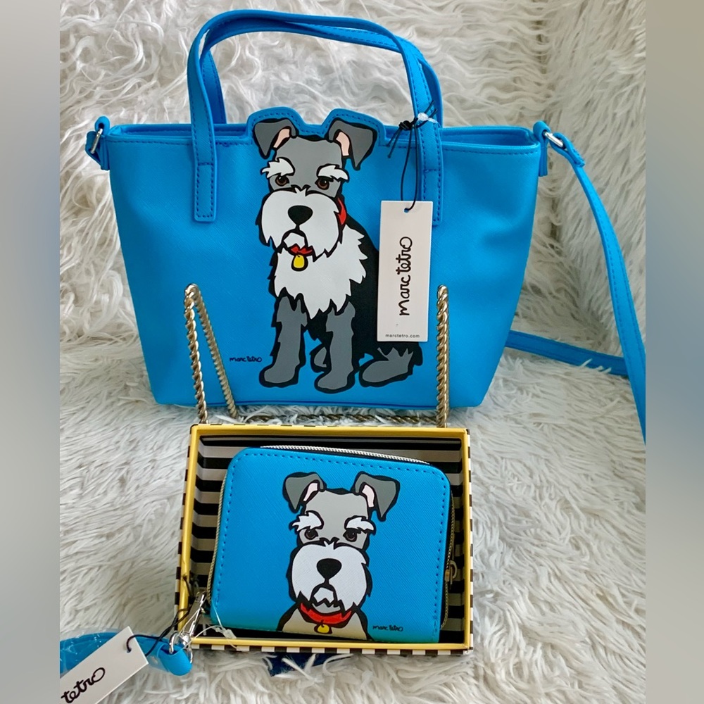 2pcs 🐶MARC TETRO sm CROSSBODY & sm Zip Around  Wallet